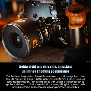 7Artisans 25mm T2.1 Hope S35 Cine Lens (Canon RF-S) - Thumbnail