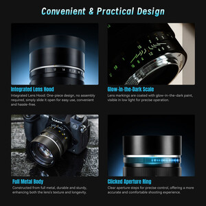 7Artisans 50mm F1.2 APS-C Lens (Fuji FX Mount) - Thumbnail