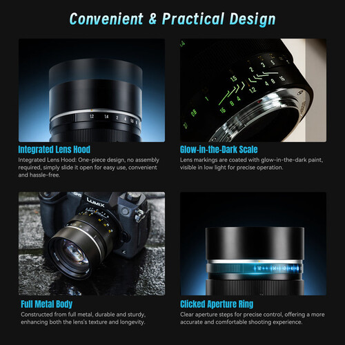 7Artisans 50mm F1.2 APS-C Lens (Fuji FX Mount)