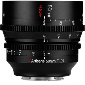 7Artisans - 7Artisans 50mm T1.05 Vision Cine Lens (Canon RF-S) (1)