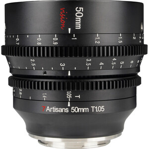 7Artisans 50mm T1.05 Vision Cine Lens (Canon RF-S) - Thumbnail