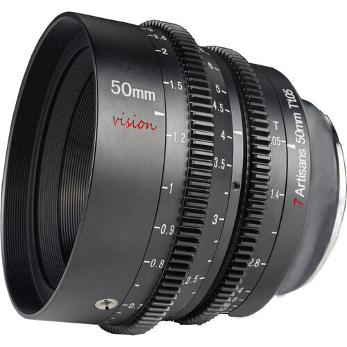 7Artisans 50mm T1.05 Vision Cine Lens (Canon RF-S)
