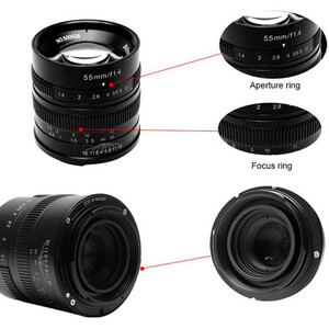 7Artisans 55mm F1.4 Lens (Sony E) - Thumbnail