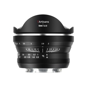 7Artisans - 7Artisans 6mm F2.0 APS-C Lens (Sony E Mount)