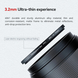 7Artisans 77mm MRC UV Filtre - Thumbnail