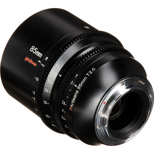 7Artisans 85mm T2.0 Spectrum Prime Lens (Sony E)