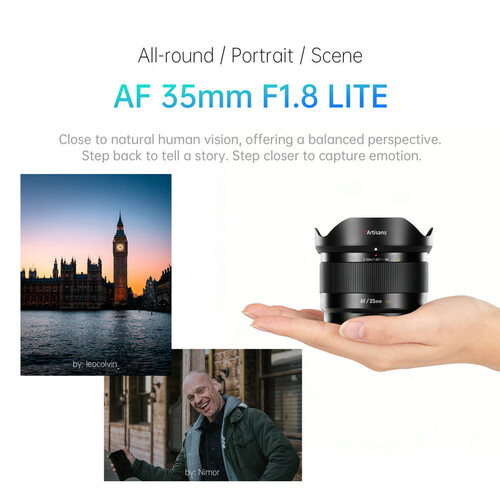 7Artisans AF 35mm F1.8 APS-C Lens (Fuji FX Mount)