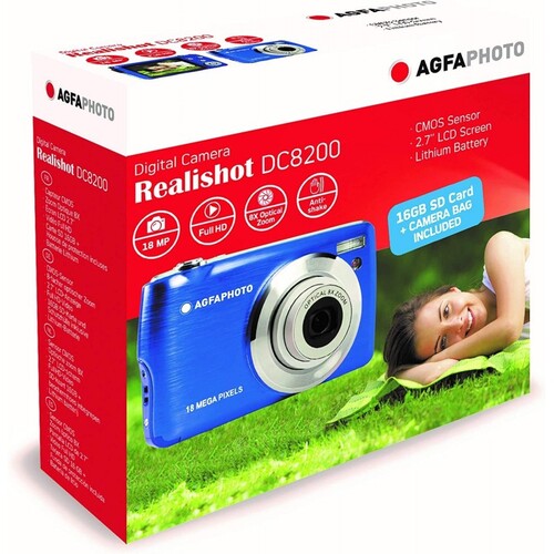 AgfaPhoto Realishot DC8200 Dijital Kamera (Mavi)