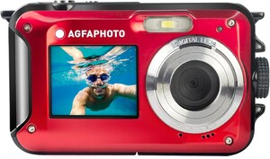 AgfaPhoto - AgfaPhoto Realishot WP8000 Su Altı Fotoğraf Makinesi (Kırmızı)