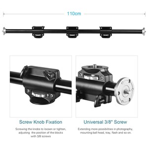 Andoer 110cm Tripod Yatay Uzatma Çubuğu D9442 - Thumbnail
