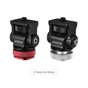 Andoer 180 Derece Döner Mini Top Kafa D6447R - Thumbnail