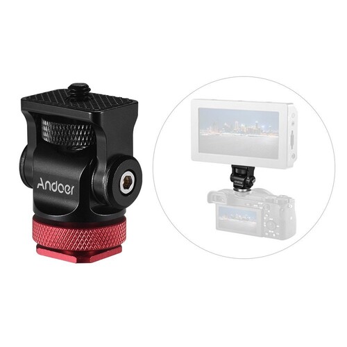 Andoer 180 Derece Döner Mini Top Kafa D6447R