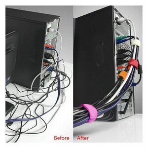 Andoer - Andoer 50 Adet Kablo Bağı Cırtlı H39681 (1)
