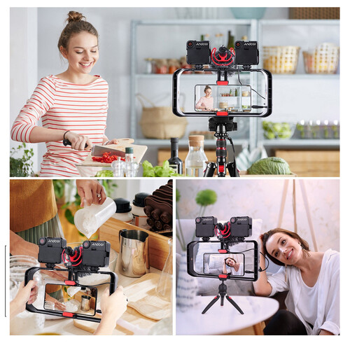 Andoer Akıllı Telefon Video Teçhizatı Kiti D9150