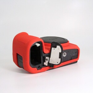 Andoer (Canon R) İçin Koruyucu Silikon Kılıf (Kırmızı) - Thumbnail