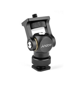 Andoer - Andoer D8053 Monitör LED Işık Montaj Mini Top Kafası