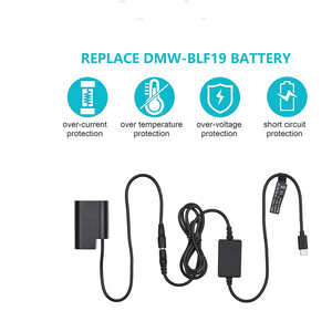 Andoer DCC12 + BLF19 USB Type-C Güç Kaynağı D11484 - Thumbnail