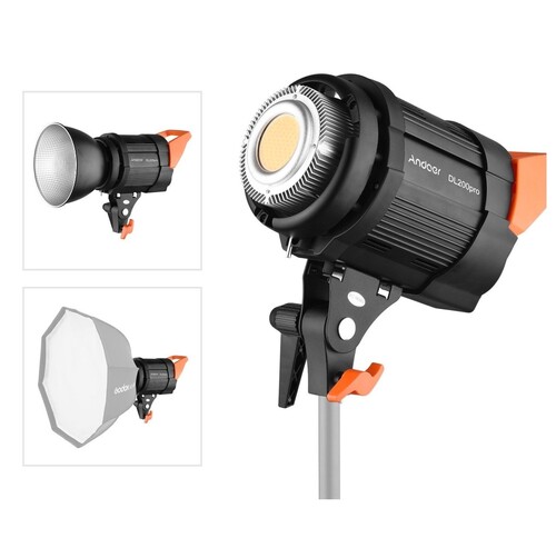 Andoer DL200 Pro (200watt) Video Çekim Işığı 3200K-5600K D10054