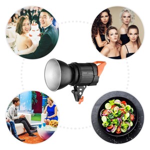 Andoer DL200 Pro (200watt) Video Çekim Işığı 3200K-5600K D10054 - Thumbnail