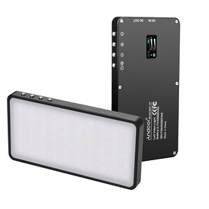 Andoer - Andoer MFL-07 (10Watt) RGB LED Video Dolgu Işığı 3000K-6500K D8423