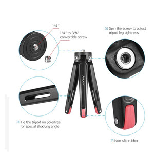 Andoer Mini Seyahat Masaüstü Tripod D5107 - Thumbnail