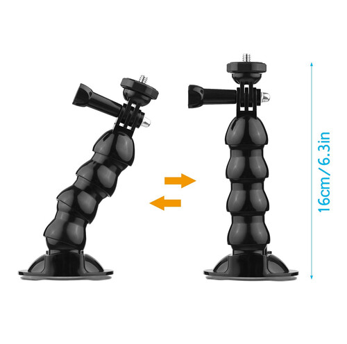 Andoer Telefon ve Kamera için 16cm Esnek Vantuz D11595