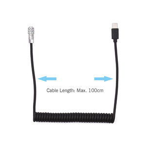Andoer USB-C BMPCC 4K 6K 2 Pinli Güç Kablosu D11029 - Thumbnail