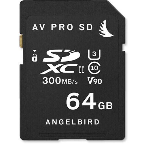 Angelbird 64GB 300mb/s UHS-II SD V90 Hafıza Kartı