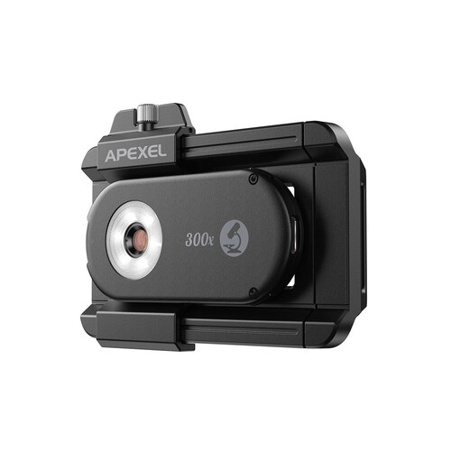 Apexel PhoneMicro 5 Serisi 300X Mikroskop Lensi (UV Işıklı)
