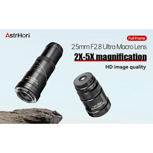 AstrHori 25mm f/2.8 2-5x Ultra Macro Lens (FujiFilm X) - Thumbnail