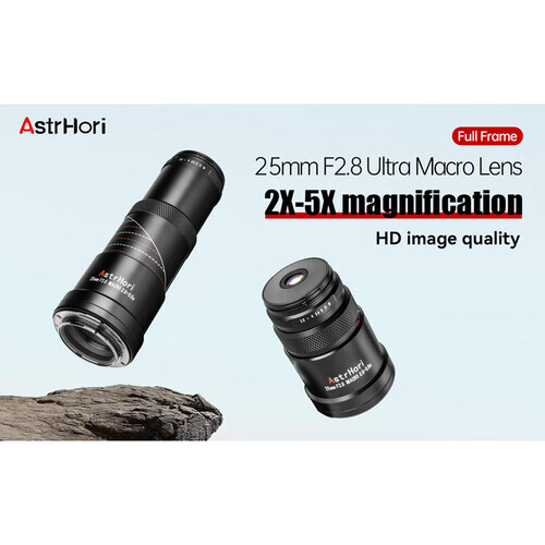 AstrHori 25mm f/2.8 2-5x Ultra Macro Lens (FujiFilm X)