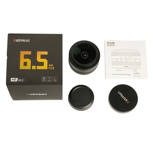 AstrHori 6.5mm F/2 APS-C Balıkgözü Lens (Sony E)