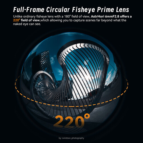 Astrhori 6mm f/2.8 Full-Frame Balık Gözü Lens (Sony E)