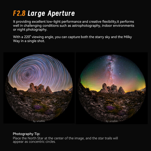 Astrhori 6mm f/2.8 Full-Frame Balık Gözü Lens (Sony E)