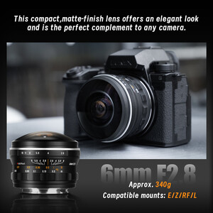 Astrhori 6mm f/2.8 Full-Frame Balık Gözü Lens (Sony E) - Thumbnail