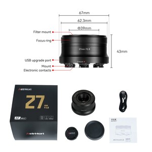 AstrHori AF 27mm F/2.8 Lens (FujiFilm X) - Thumbnail