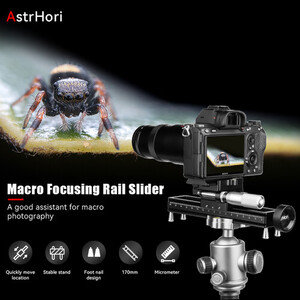 AstrHori AH-MGA170 Raylı Macro Odaklama Sliderı - Thumbnail