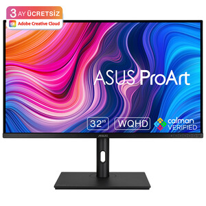 ASUS ProArt Display PA328CGV Profesyonel Monitör - 32 inç, IPS, WQHD (2560 x 1440), 165 Hz, %95 DCI-P3, %100 sRGB/Rec. 709 - Thumbnail