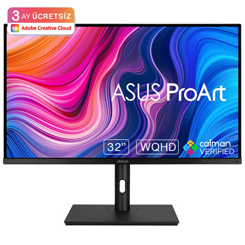 ASUS ProArt Display PA328CGV Profesyonel Monitör - 32 inç, IPS, WQHD (2560 x 1440), 165 Hz, %95 DCI-P3, %100 sRGB/Rec. 709