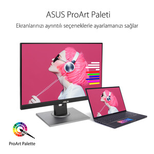 ASUS PROART PA248QV 24,1 IPS 1920x1200 5MS DP HDMI VGA USB VESA 100% sRGB, 100% Rec.709 Monitör - Thumbnail