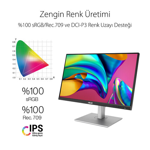 ASUS PROART PA278CV 27 2K IPS 2560x1440 5MS 75HZ DP HDMI USB Type-C