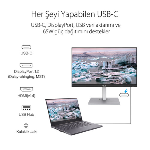 ASUS PROART PA278CV 27 2K IPS 2560x1440 5MS 75HZ DP HDMI USB Type-C