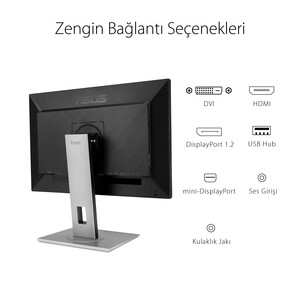 ASUS PROART PA278QV 27 2K IPS 2560x1440 5MS DP MiniDP HDMI DVI USB 3.0x4 - Thumbnail