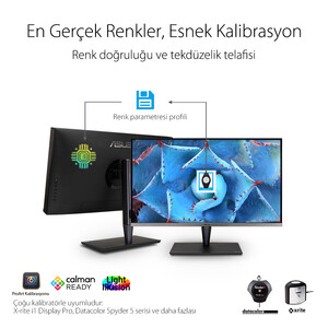 ASUS PROART PA32UCG-K 32 4K MINI LED IPS FREESYNC HDR 3840x2160 5MS 120HZ DP HDMI USB-C Thunderbolt 3 VESA HLG, DOBLY VISION, DONANIM KALIBRASYONU, UHD PREMIUM Monitör - Thumbnail