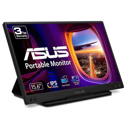 ASUS ZENSCREEN MB166C 15,6 TASINABILIR USB MONITOR IPS 1920x1080 5MS USB Type-C