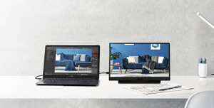 ASUS ZENSCREEN MB166C 15,6 TASINABILIR USB MONITOR IPS 1920x1080 5MS USB Type-C - Thumbnail