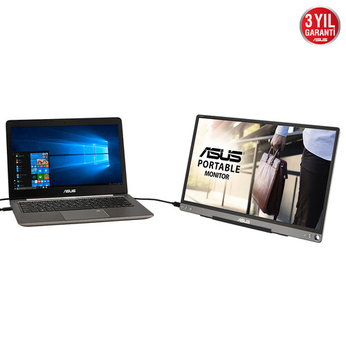 ASUS ZENSCREEN MB16ACE 15,6 TASINABILIR USB MONITOR IPS 1920x1080 5MS USB Type-C