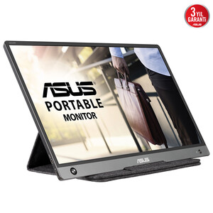 ASUS ZENSCREEN MB16AH 15,6 IPS 1920x1080 5MS Micro-HDMI USB-C MAT EKRAN, EYECARE Taşınabilir USB Monitör - Thumbnail