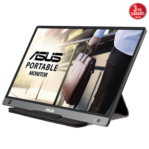 ASUS ZENSCREEN MB16AH 15,6 IPS 1920x1080 5MS Micro-HDMI USB-C MAT EKRAN, EYECARE Taşınabilir USB Monitör - Thumbnail