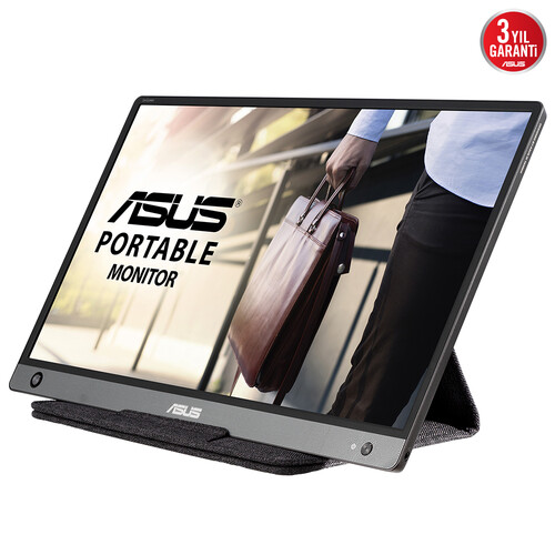 ASUS ZENSCREEN MB16AH 15,6 IPS 1920x1080 5MS Micro-HDMI USB-C MAT EKRAN, EYECARE Taşınabilir USB Monitör